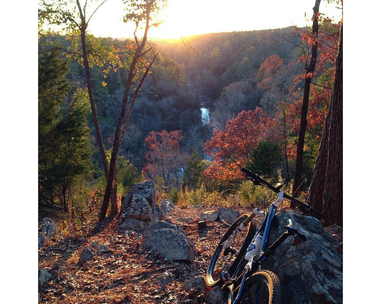 The beautiful view atop of Chewacla State Park