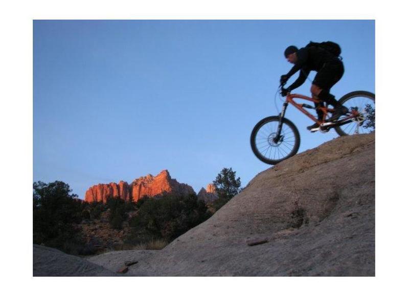 Sunset over Zion