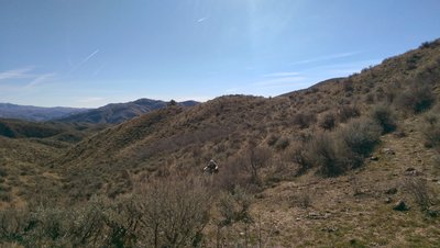 The last steep climb on Deadmans