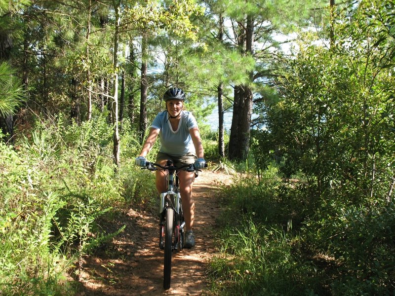 Coming back on the Lakeside trail.