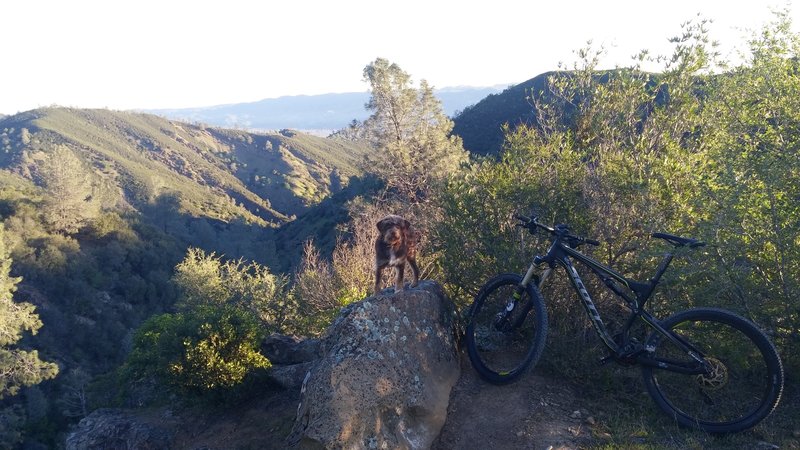 Checking out the view point on Pierce Canyon Climb