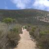 Descent down the Quarry Trail