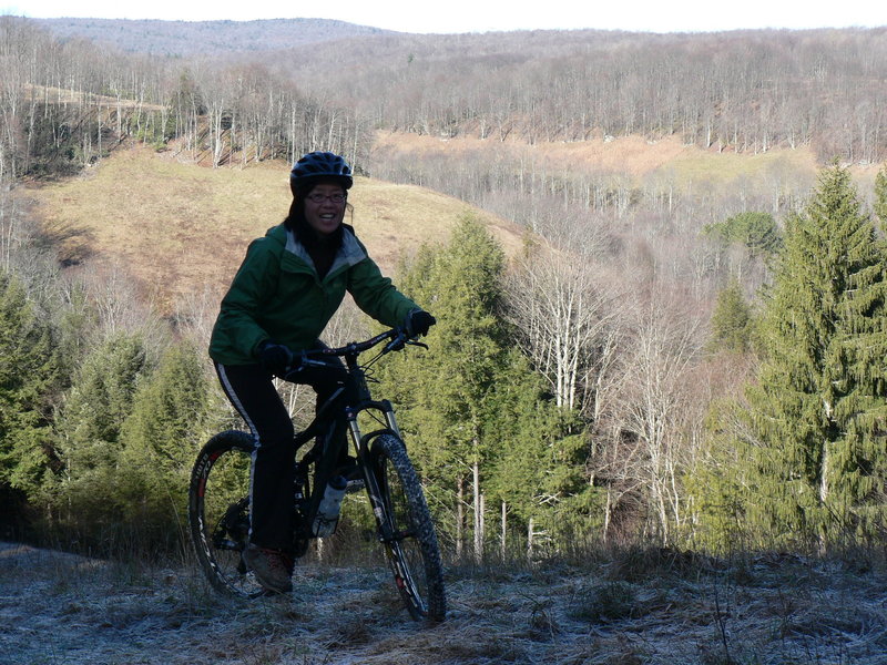 Frosty ride on Brads Trail