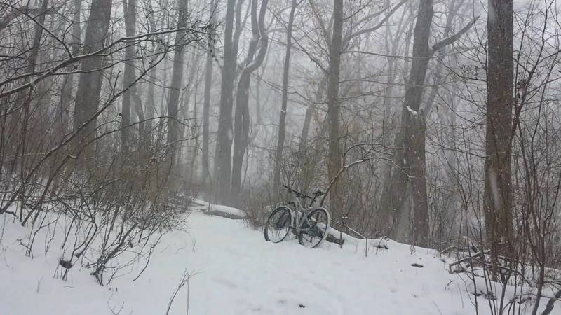 Lower Patapsco snow ride- Winter 2014/2015