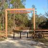 Entrance to the Nocatee Preserve trails.