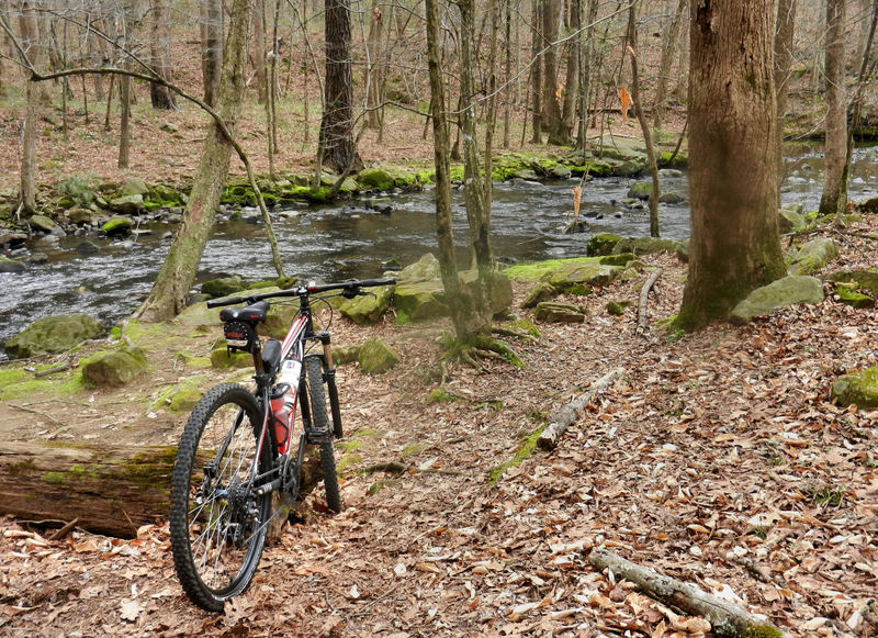 Worth the ride on Cutchenmine Trail just to hear the water rushing by...