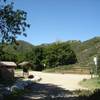 Wilson Canyon Saddle, to the right is Los Pinetos, around the corner is Santa Clara Truck Trail.