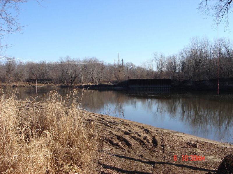 The mighty Des Moines River from the Sycamore South Trail