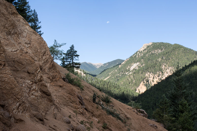 Looking down Buffalo Canyon.