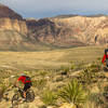 Red Rock Canyon is a beautiful backdrop to the Cowboy Trails.