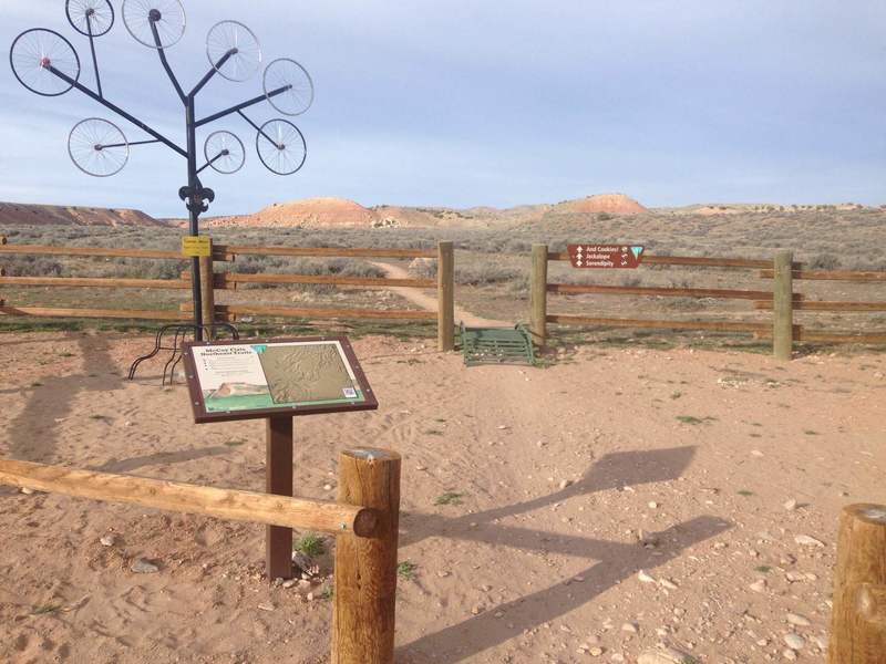 Start of the Jackalope trail