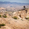 Shredding the bluff above Vegas