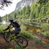 Hard to focus on the trail with such a nice background