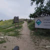 Serrania Ridge Trail entrance from Mulholland Dr. fire road.