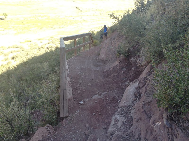 Fun downhill on Devil's Backbone Loop trail!