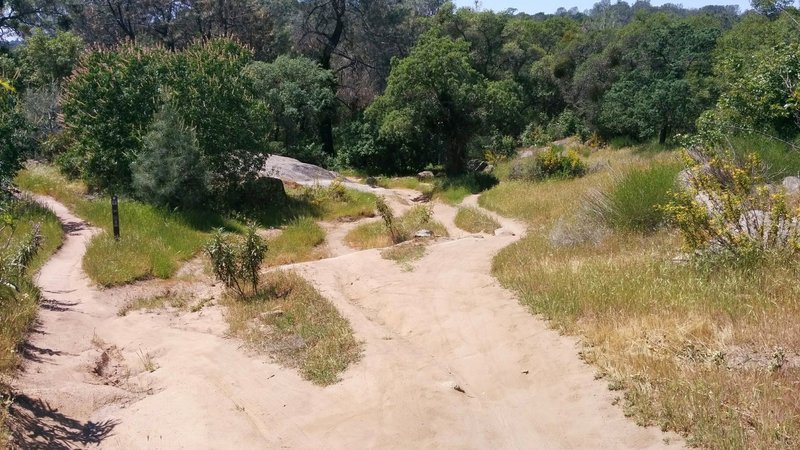 Another technical area with a steep climb full of rocks and sand.