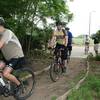 Opening Ceremony at Air Capital Memorial Singletrack Trails, right after the ribbon cutting.