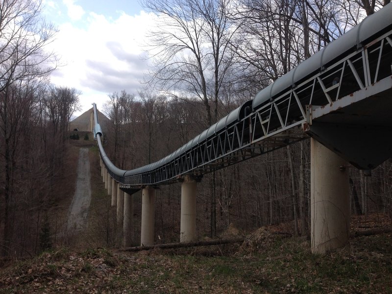 Conveyer over North Woods Trail