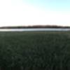 Overlooking Mill Creek lake at sunset from the emergency spillway.