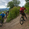 Evergreen East group ride at Iller creek.