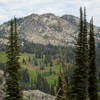 View from Boulder-Louie lakes Loop Trail in Payette National Forest