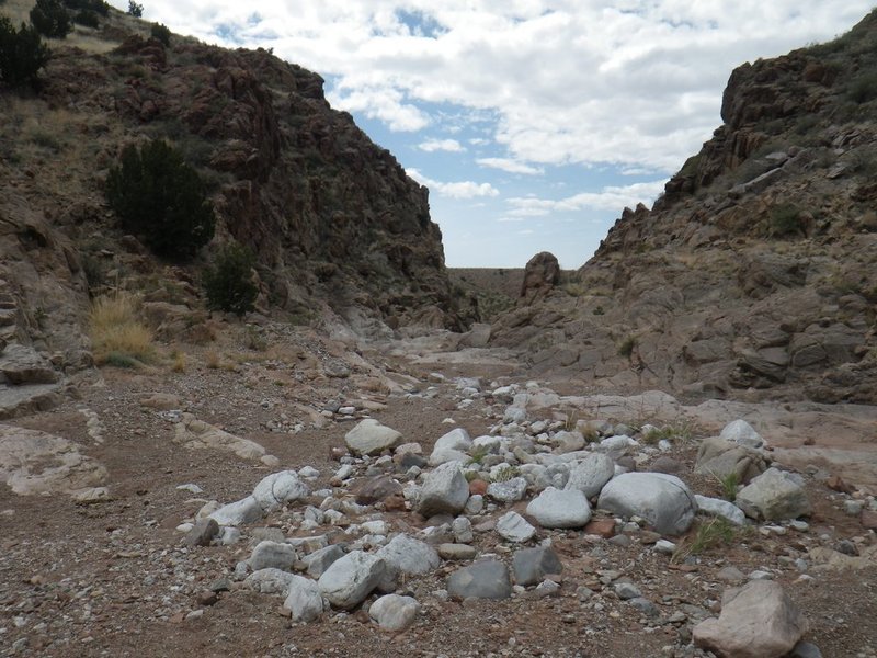 Entrance to the Box Canyon