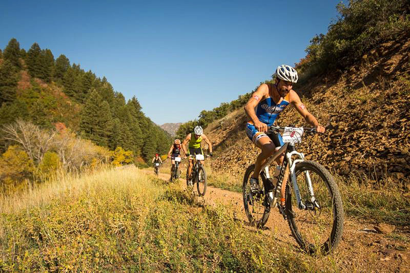 The competition is fierce during an XTERRA nationals event!