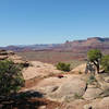 Just past Hymasa/Ahab intersection overlooking potash evaporation ponds