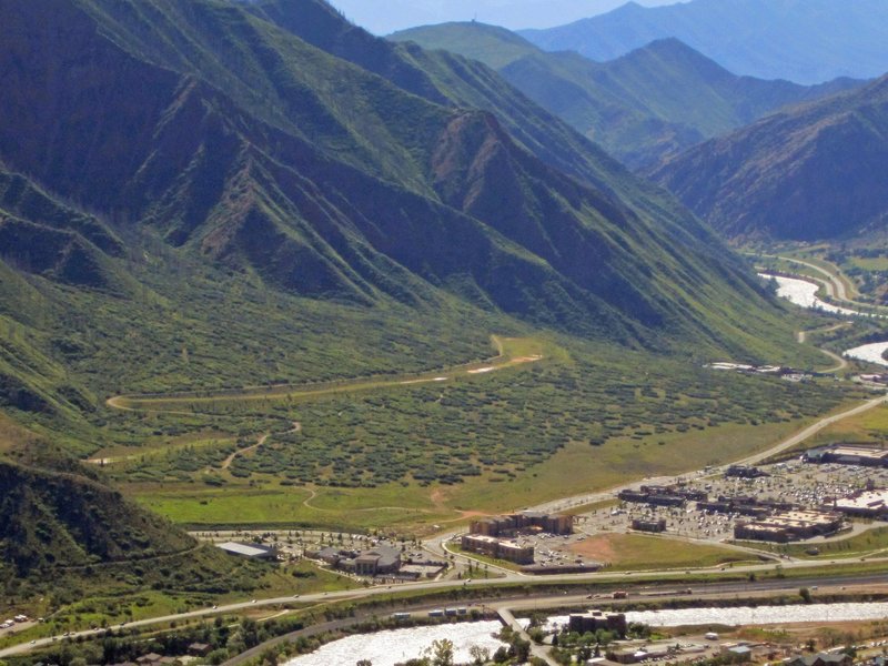 Wulfsohn Mountain Park trails are located on the gentle slopes above the Glenwood Springs Community Rec. Center and the Glenwood Meadows shopping center.  Photo credit: Two Rivers Trails.