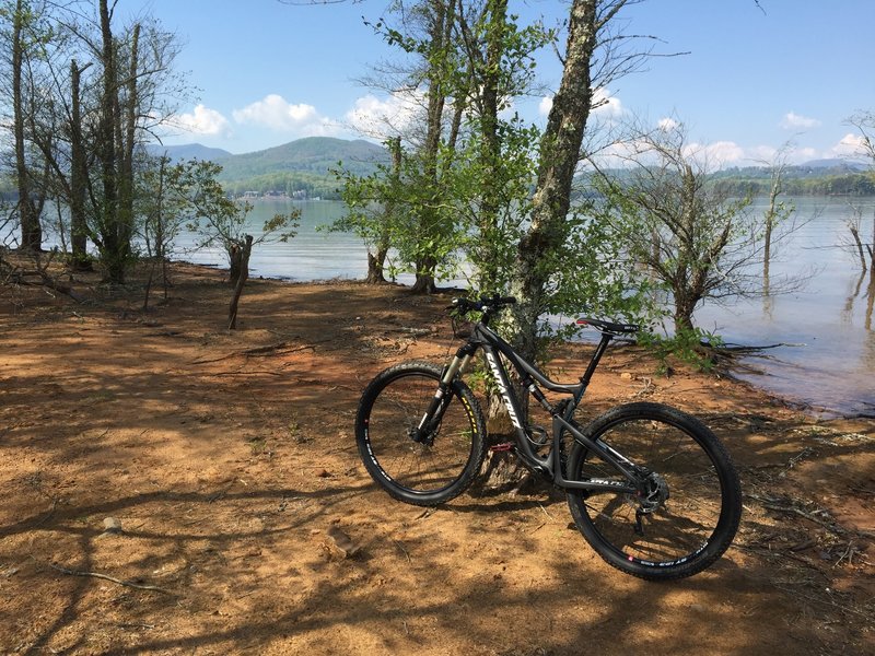 A view of Lake Chatuge from the SABA Beach loop.