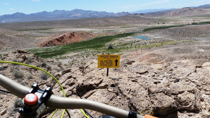 Nice scenic overlook on the Dynamite Trail