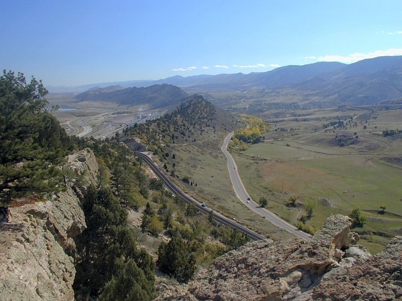 View from Dakota Ridge