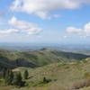 The saddle view towards Boise.