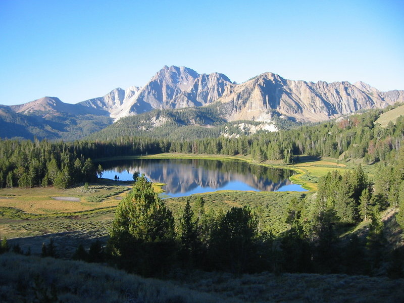 Frog Lake early in the morning.