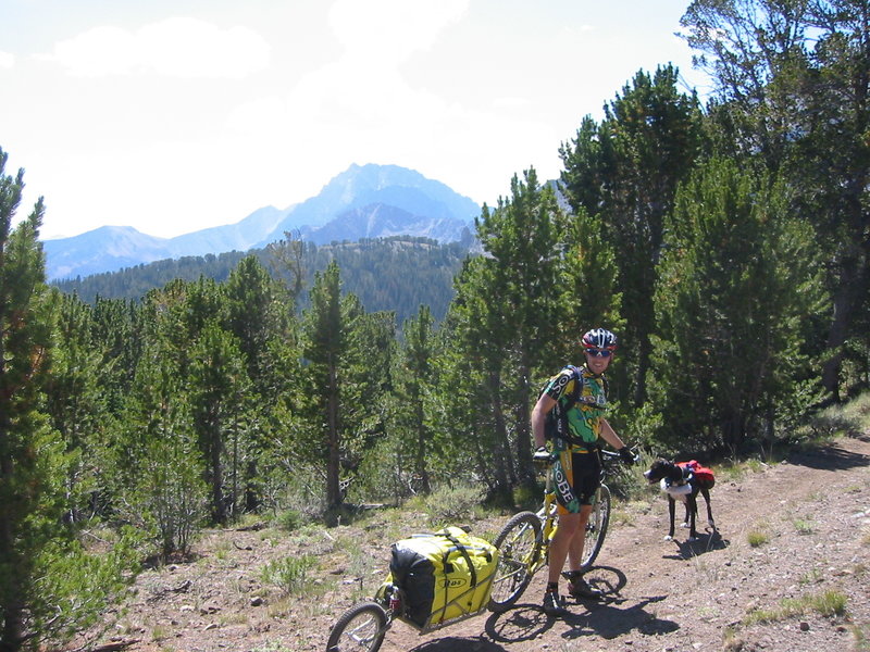 Taking a break from the climb