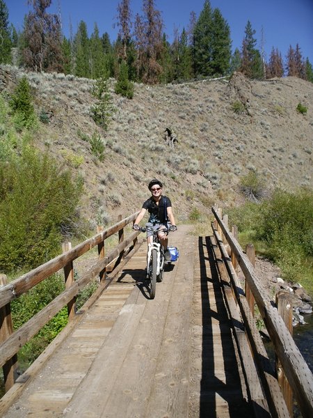 Nice bridge riding