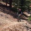 Enjoying the descent from Clear Creek back to Jacks Valley.