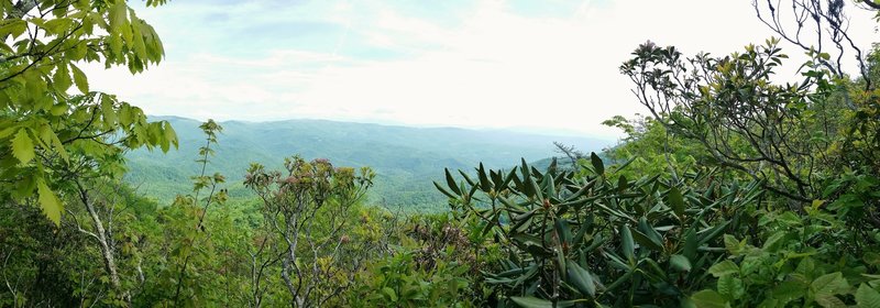 Great view from the ridge line.