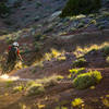 Cruising at sunset on the UFO trail.