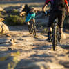 Little Salty, part of the Klondike Bluffs trail system, has plenty of slick rock.