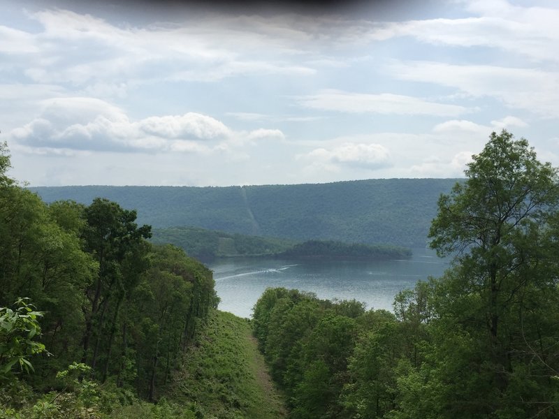 Nice view of the lake off the Barrel Bay Trail