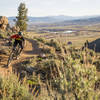 Tailpipe is a great way to start off a ride at Hartman Rocks; great views and lots of fun and flow.