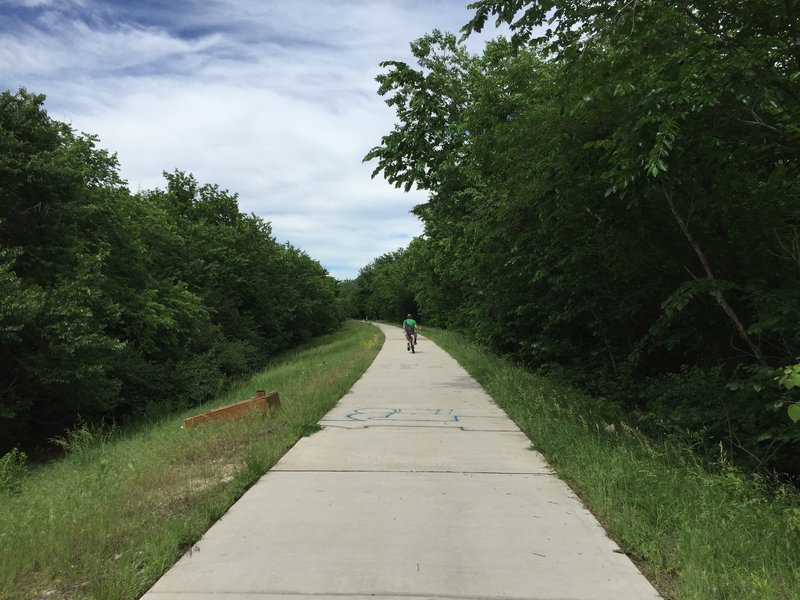 Uphill on the Redbud Trail