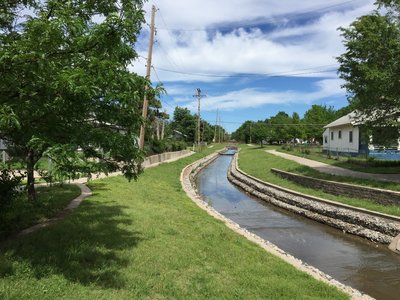 3rd Street Trail, It rained the previous day.