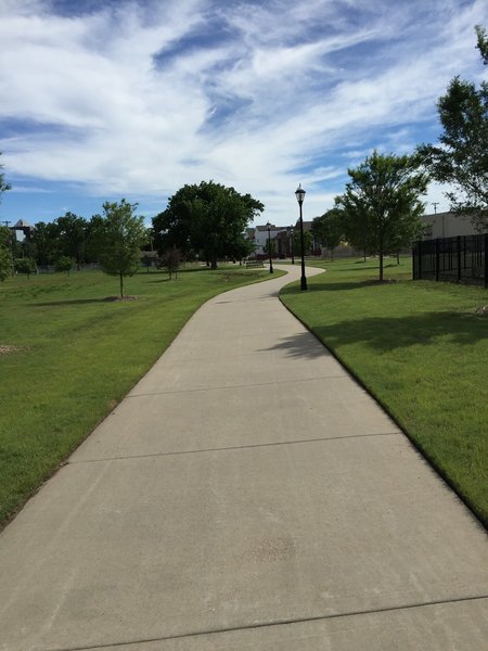 Riding the Midtown path