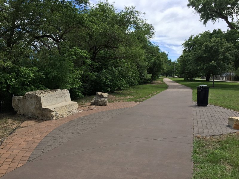 Nice soft benches to rest on