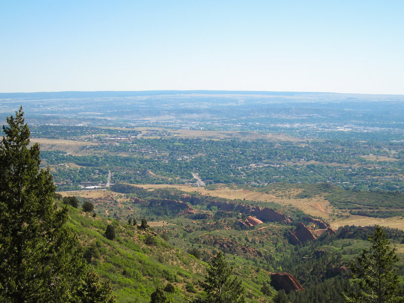 View east from Palmer Red Rock loop