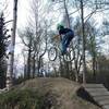 Sessioning the Jump Line at Palmer Bike Park