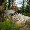 Whipping a turn on the wood. @Steamboat Resort