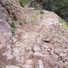 Looking back at the initial climb from Boulder Canyon